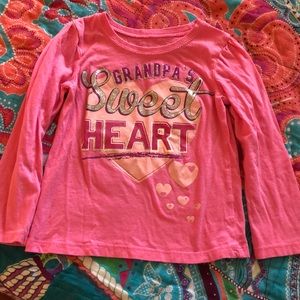 Girls long sleeve cotton T-shirt